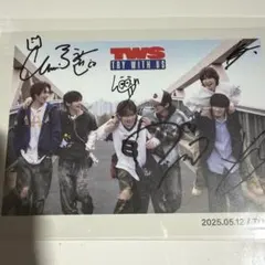TWS TRY WITH US サイン色紙
