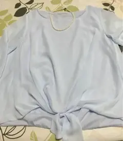 トップス とろみブラウス長袖