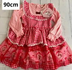 新品　リトシー　Littc ハローキティ ワンピース 長袖　90