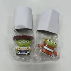 ピクサー エイリアン ソフビ パペット マスコット 2体セット