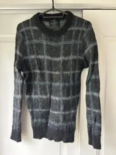 Lounge Lizard チェック柄 モヘア混ニットのサムネイル