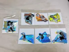 ブルーロック展 ステッカー 7枚セット　氷織 烏 雪宮　乙夜 凪 御影 蜂楽