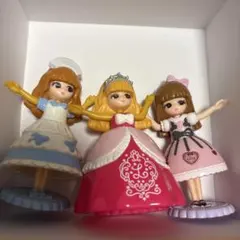 マクドナルドハッピーセット　リカちゃん人形　3体セット ドレス付き