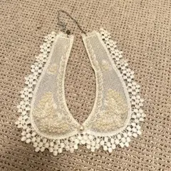 清楚なパールの付け襟　大人用