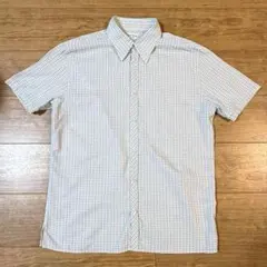Paul Smith 半袖シャツ L ホワイト・チェック
