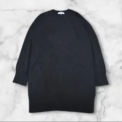 美品 ENFOLD エンフォルド ウールコットンファインニット チュニック 38のサムネイル
