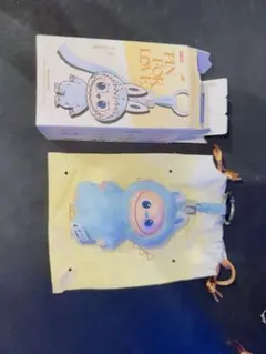 （ラブブ）PIN FOR LOVE イニシャル水色 K