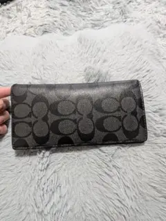 COACH シグネチャー 長財布 ブラック