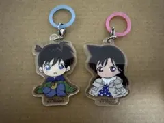 名探偵コナン　ふらっとめじるしアクセサリー　ちぢませ隊ver. 工藤新一　毛利蘭