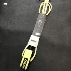 DEFLOW 6FT サーフボードリーシュコード イエロー
