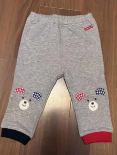 クマ レギンス パンツ グレー 80サイズ タグ付き