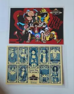 ワンピース 麦わらストア6周年記念フェア特典プロマイド 麦わらの一味