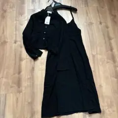 新品　ACYM 定価1万9800円　Linen shirt twin ワンピース