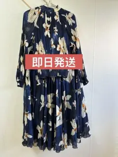 CORCOVADO シフォンフラワーブラウス カラーシフォンスカート - メルカリ