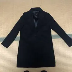 DURAS 黒 チェスターコート