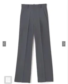 GRL センタープレスストレートパンツ