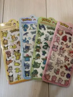 ポケモンシール4枚セット