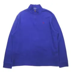 POLO RALPH LAUREN ハーフジップ スウェット L ブルー