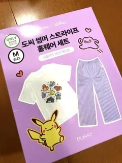 韓国 ポケモン オリーブヤング メタモン ピカチュウ ルームウェア パジャマのサムネイル