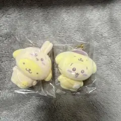 ちいかわ サンリオ シークレットフロッキーマスコットチャーム うさぎ