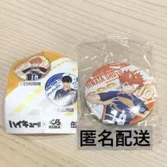 ハイキュー くら寿司 ビッくらポン 日向翔陽 缶バッジ