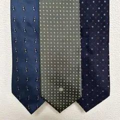 アクアスキュータム ネクタイ3本セット 高級 英国ブランド ビジネス 結婚式
