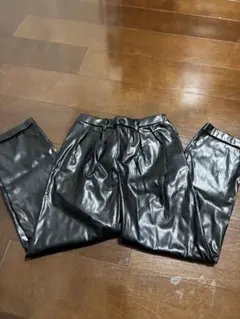 SHEIN 黒 ロングパンツ 9y