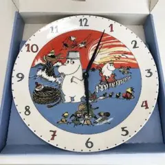 ムーミン アラビア 壁掛け時計 陶器製 掛置兼用ムーミン陶器製アート時計「ニョロニョロ Pottery Clock