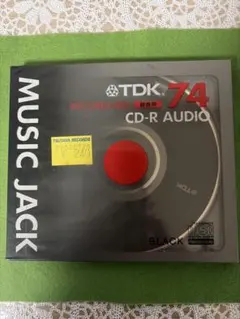 TDK MUSIC JACK CD-R AUDIO 74分 ブラック