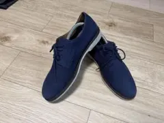 Clarks スエード ネイビー レースアップシューズ　26cm