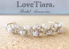 Love Tiara ティアラ ゴールド パール 花嫁 結婚式 前撮り