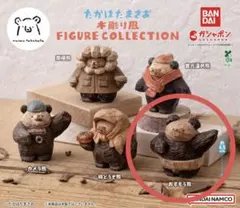 たかはたまさお　木彫り風　figure collection おすもう熊