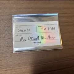 ミルキー☆サブウェイ ミルサブ シークレット長方形ステッカー マックス