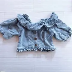 コギャル KOGYARU りゅあ デニム オフショルトップス