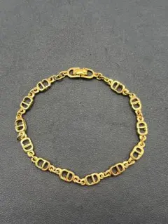 2997-1 極美品✨ Dior ブレスレット CD ロゴ ゴールド 希少 刻印 