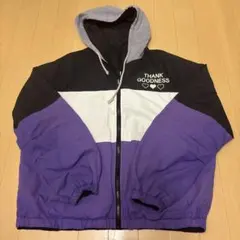 リバーシブル フード付きジャケット