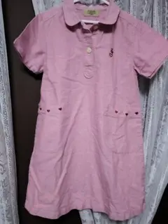 ファミリア　半袖シャツワンピース　120cm　エフダッシュ