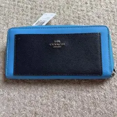 COACH 長財布 F53838 ブルー ネイビー - メルカリ