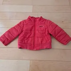 eaB べべ 　オレンジ 　ダウンコート 80cm