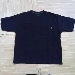 BAYFLOW　ダークブルー Tシャツ ポケット付き