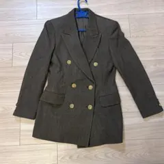ROPÉ ロペ　レディース　テーラードジャケット　ゴールドボタン　M ブラウン