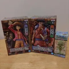 ONE PIECE DXF フィギュア ルフィ おでん 未開封　おまけ骨