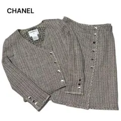とうふさん⭐︎CHANEL ノーカラージャケット グレー/イエロー CHANEL ノーカラージャケット グレー/イエロー - メルカリ