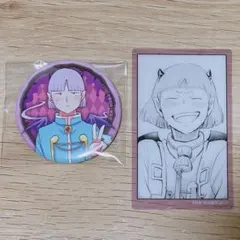 魔入りました！入間くん展　缶バッジ　クリアシート　プルソン・ソイ