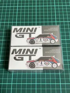 新品未開封　#455 MINIGT ランチアデルタ　2台セット