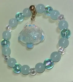 シマエナガ　ブレスレット　チャーム