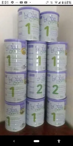 ★空き缶bubs Organic 粉ミルク 28缶セット