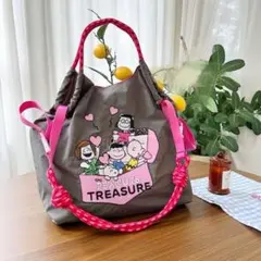 刺繍エコバッグ スヌーピー