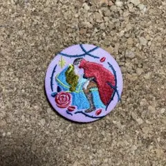 ディズニー ビスケット 刺繍缶バッジ