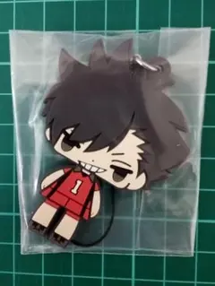 【No.N0526】　ハイキュー‼　こえだらいずR　黒尾鉄朗　ラバーストラップ